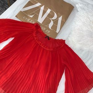 Zara off the shoulder top